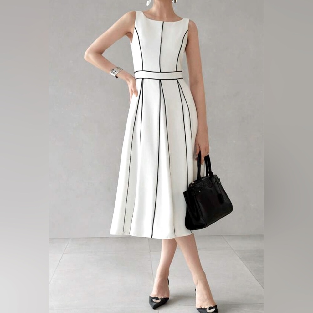 White House Black Market Midi Dress Size 4P